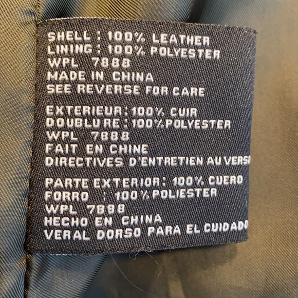 Michael Kors brown leather jacket. Perfect fit. Soft leather. Brown. Size small - Picture 6 of 10